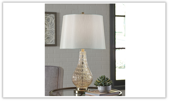 Ashley  Latoya Glass Table Lamp