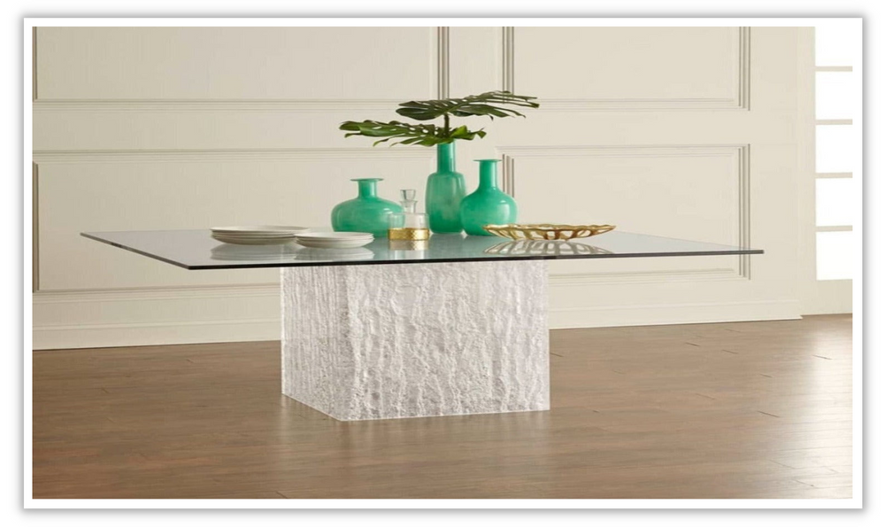 Arctic Dining Table-Dining Tables-Jennifer Furniture