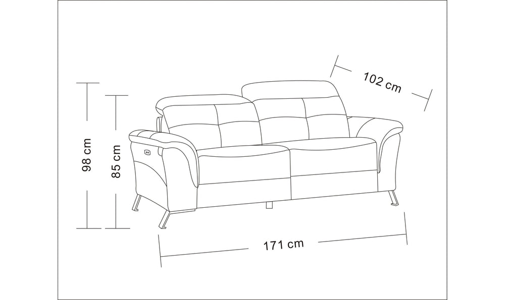 Alden Power Reclining Loveseat-Loveseats-Jennifer Furniture