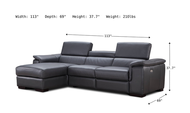 Allegra Sectional Sofa-Sectional Sofas-Jennifer Furniture