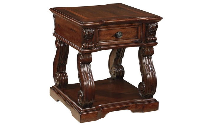 Alymere Square End Table-End Tables-Jennifer Furniture