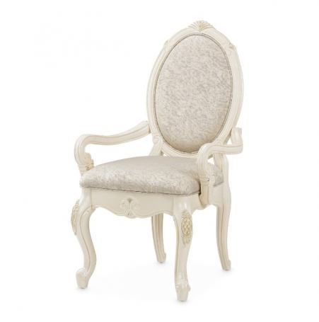 AICO Lavelle Fabric Arm Chair in Classic Pearl