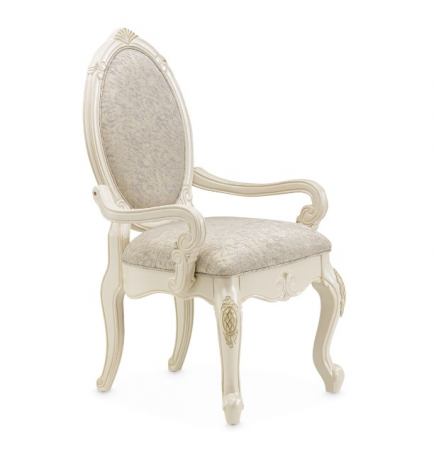 AICO Lavelle Fabric Arm Chair in Classic Pearl