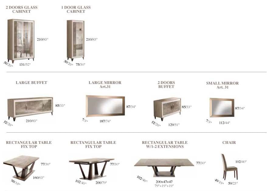 Casa Milano Large Buffet-Buffets-Jennifer Furniture