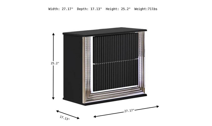 Aspen Nightstand-Nightstands-Jennifer Furniture