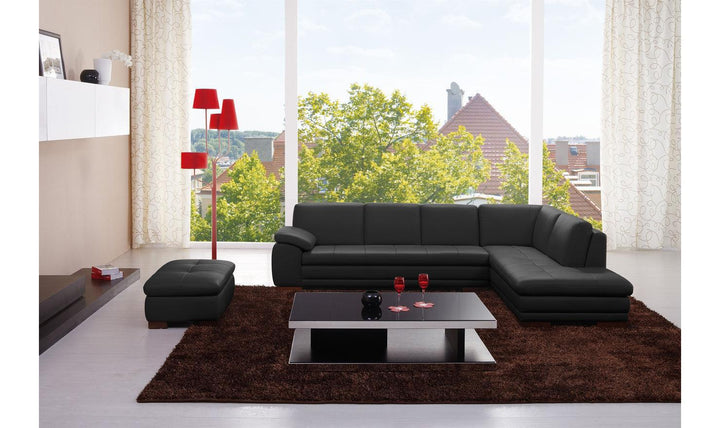 Ava Italian Leather Sectional Sofa-Sectional Sofas-Jennifer Furniture