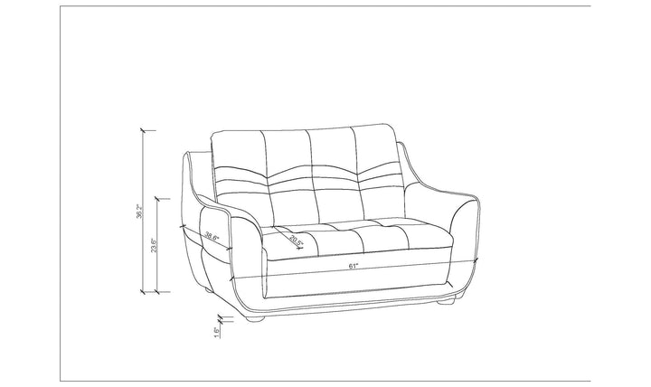 Avah Loveseat-Loveseats-Jennifer Furniture