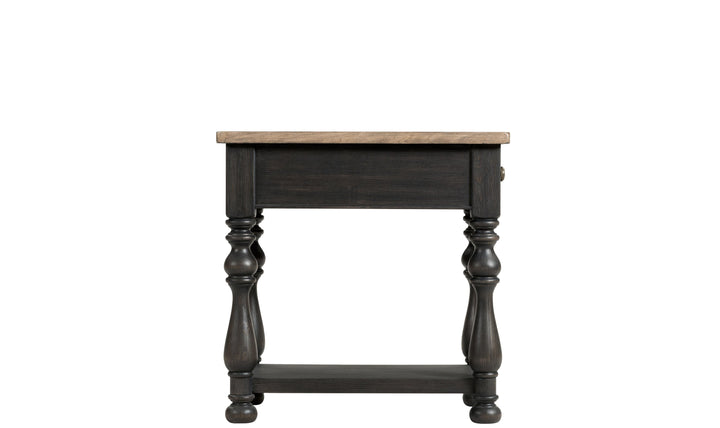 Barrington Two Tone End Table-End Tables-Jennifer Furniture