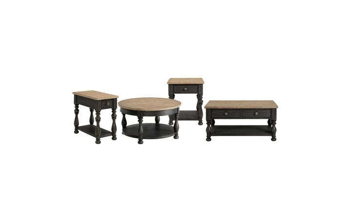 Barrington Two Tone Rectangle Cocktail Table-Coffee Tables-Jennifer Furniture