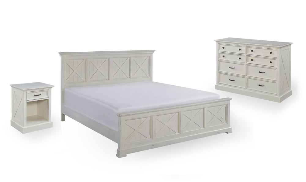 Bay Lodge King Bed, Nightstand and Chest by homestyles-Bedroom Sets-Jennifer Furniture