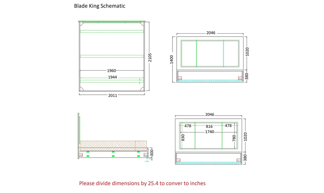 Blade Bed-Beds-Jennifer Furniture