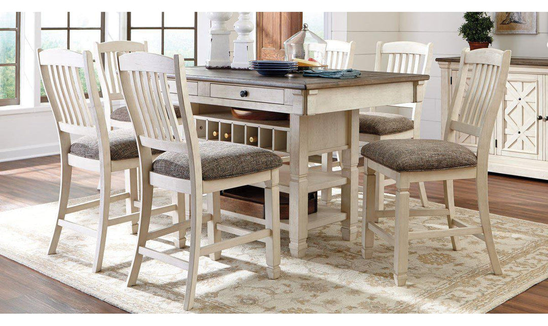 Bolanburg Counter Height Dining Set-Dining Sets-Jennifer Furniture