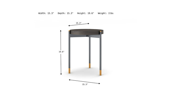 Bosa End Table-End Tables-Jennifer Furniture