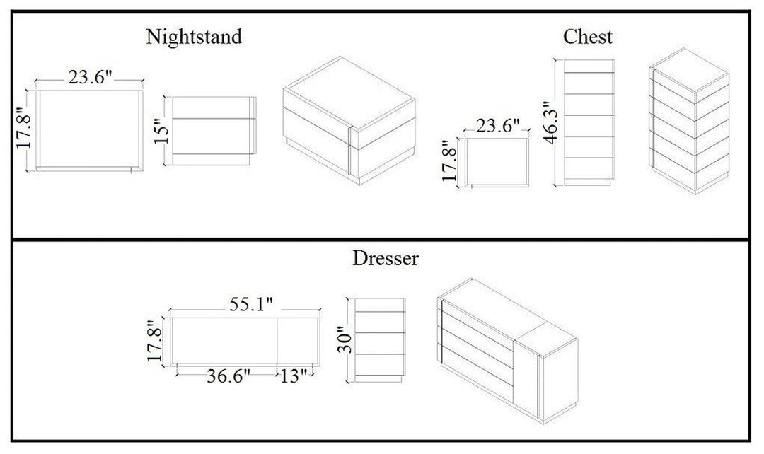 Braga Dresser-Dressers-Jennifer Furniture