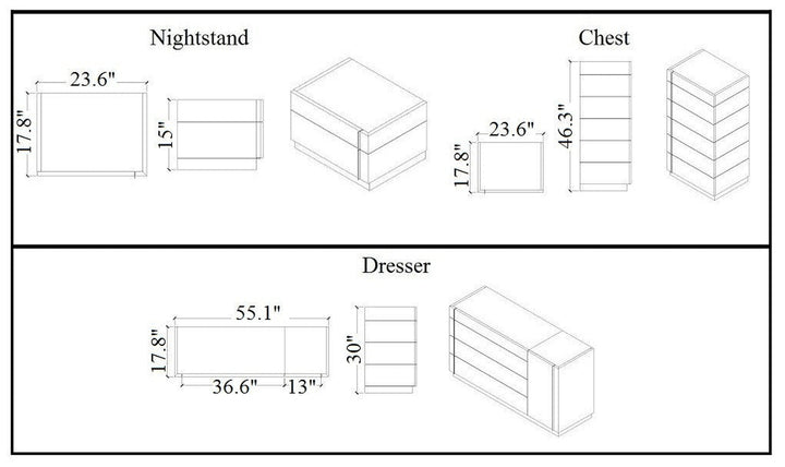 Braga Dresser-Dressers-Jennifer Furniture