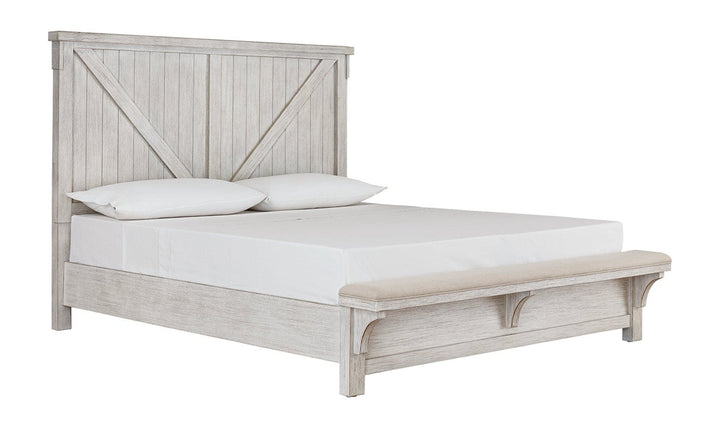 Brashland Queen Panel Bed-Beds-Jennifer Furniture