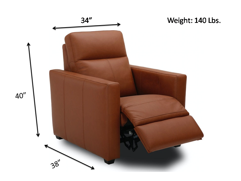 Broadway Power Recliner With Power Headrest-Recliner Chairs-Jennifer Furniture