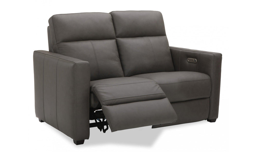 Broadway Power Reclining Loveseat With Power Headrest-Loveseats-Jennifer Furniture