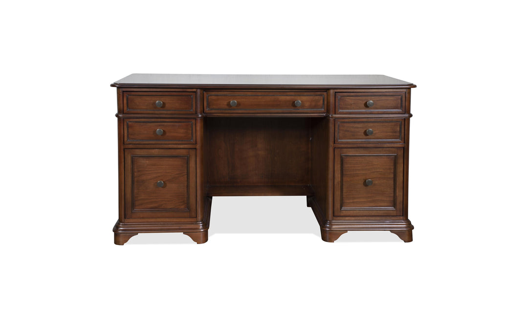 Campbell Dbl-pedestal Desk-Desks-Jennifer Furniture