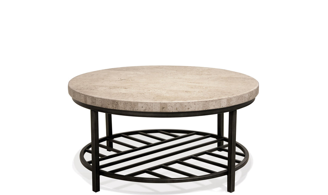 Capri Round Cocktail Table-Coffee Tables-Jennifer Furniture