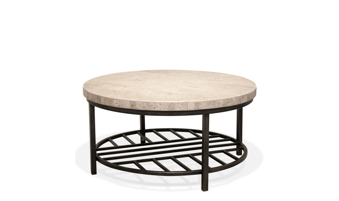 Capri Round Cocktail Table-Coffee Tables-Jennifer Furniture