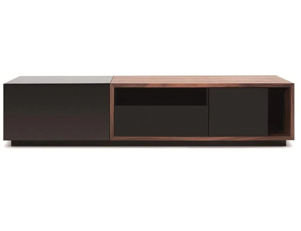 Jennifer Italia Wyeth Modern TV Base In Walnut-Jennifer Furniture