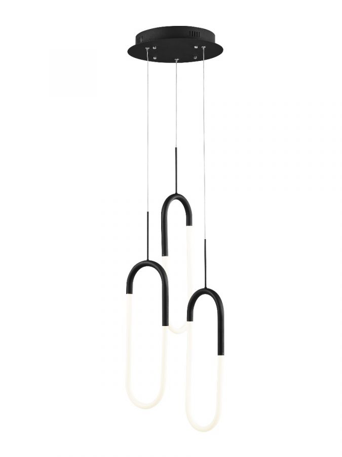 Averi LED Three Clips Chandelier 