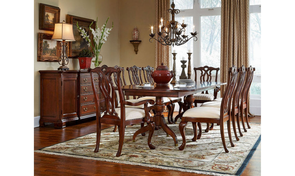 CHERRY GROVE PEDESTAL TABLE-Dining Tables-Jennifer Furniture