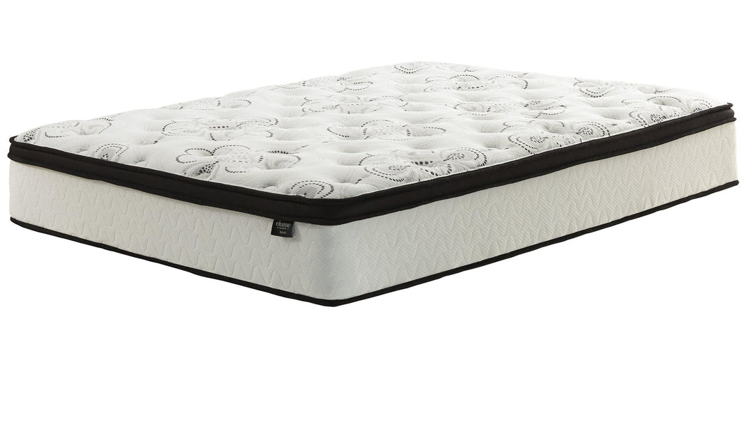 Ashley Chime Plush Hybrid Mattress in White-Jennifer Furniture