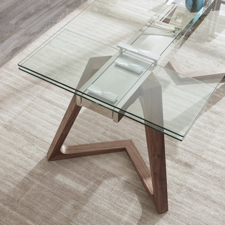 Class Extendable Dining Table-Dining Tables-Jennifer Furniture