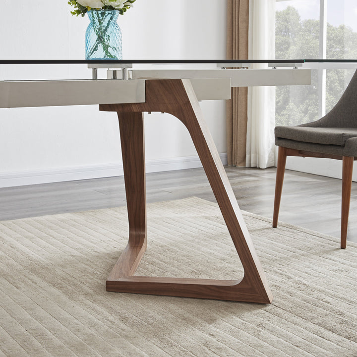 Class Extendable Dining Table-Dining Tables-Jennifer Furniture