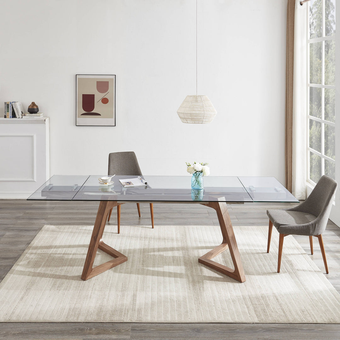 Class Extendable Dining Table-Dining Tables-Jennifer Furniture