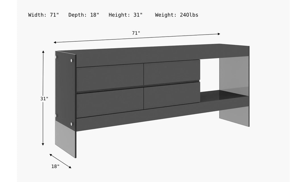 Cloud Buffet-Buffets-Jennifer Furniture