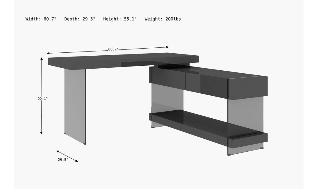 Cloud Desk-Desks-Jennifer Furniture