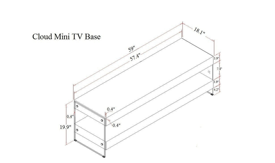 Cloud TV Base-Tv Stands-Jennifer Furniture