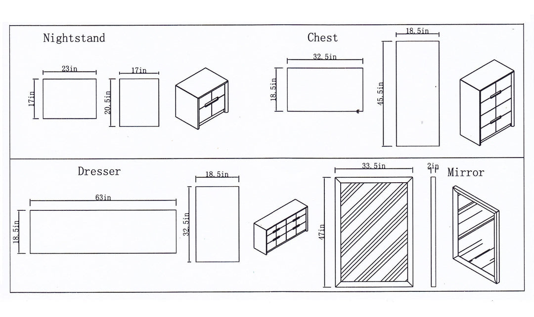 Copenhagen Dresser-Dressers-Jennifer Furniture