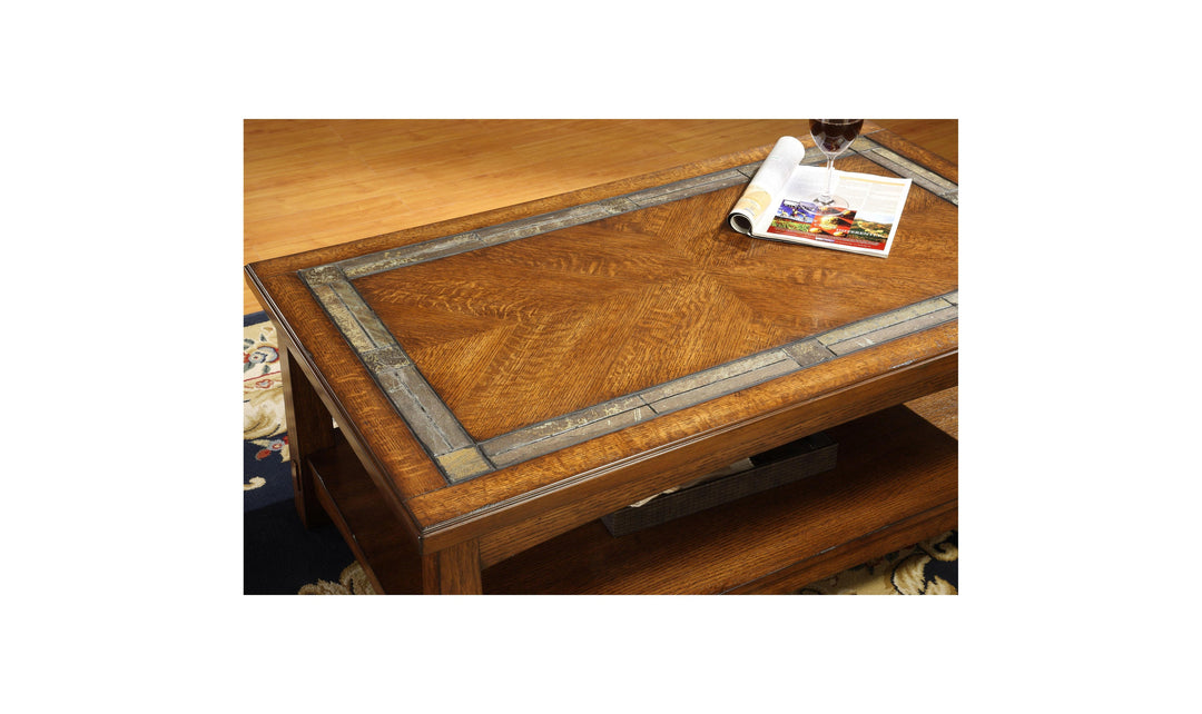 Craftsman Home Rect Cocktail-Coffee Tables-Jennifer Furniture