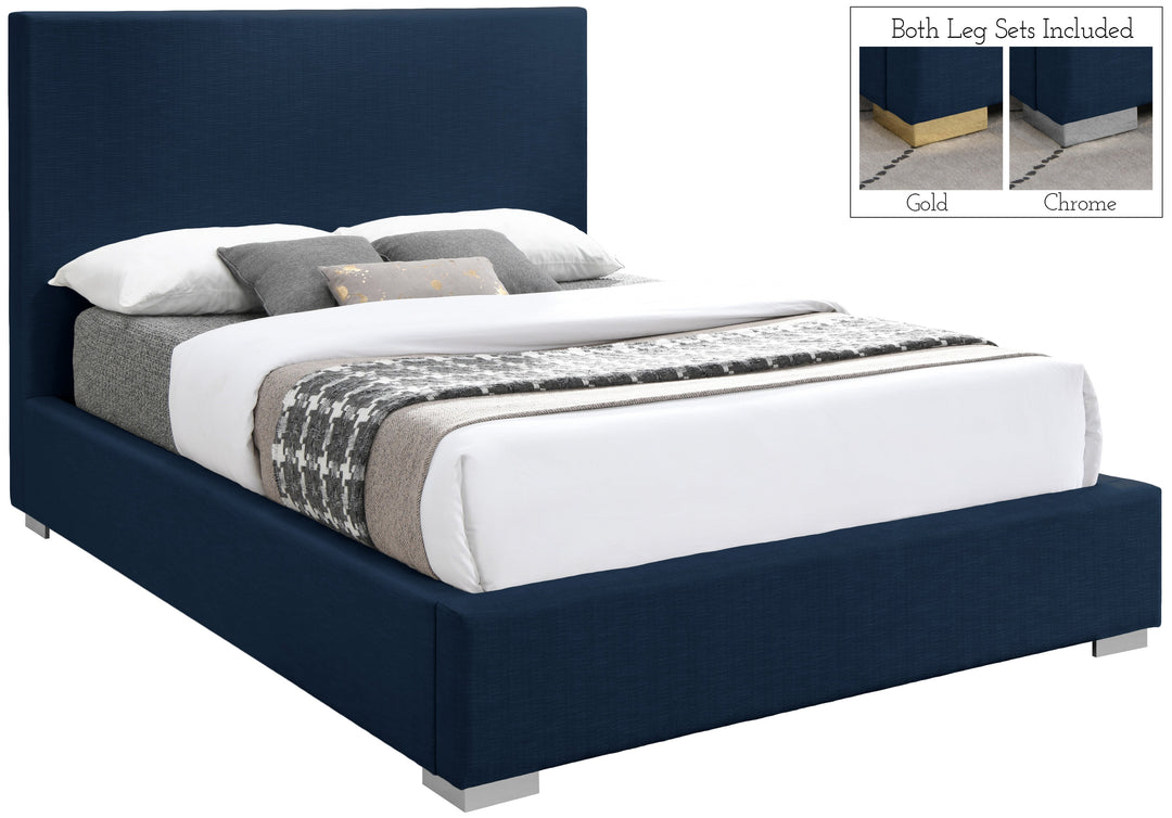 Crosby Linen Bed-Beds-Jennifer Furniture