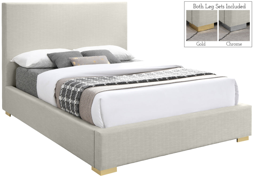 Crosby Linen Bed-Beds-Jennifer Furniture