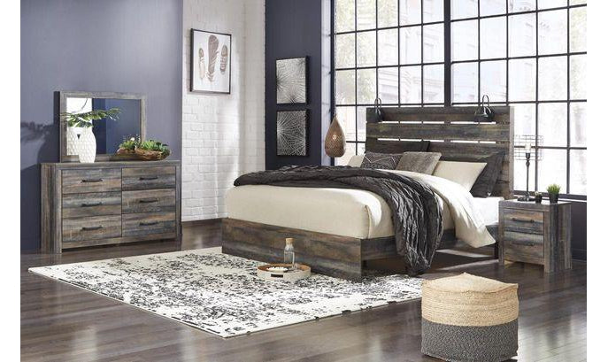 Drystan Bed-Beds-Jennifer Furniture