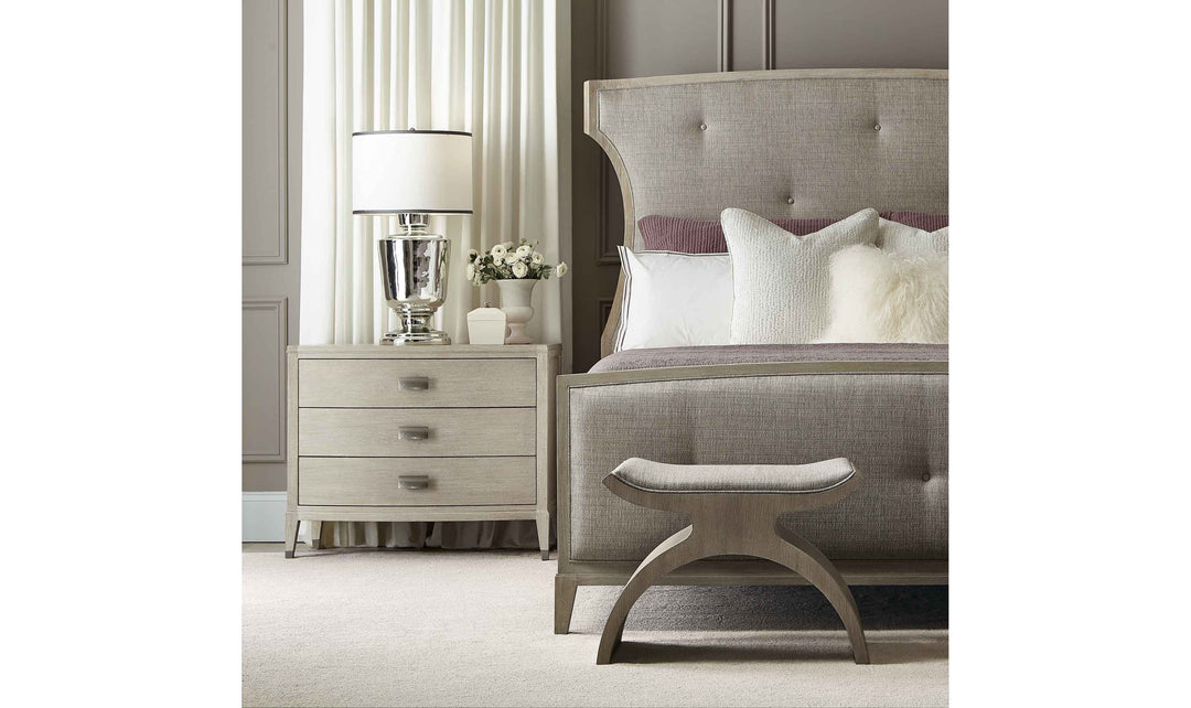 East Hampton 3-Drawers Nightstand-Nightstands-Jennifer Furniture