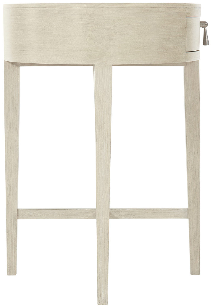 East Hampton Oval Nightstand-Nightstands-Jennifer Furniture