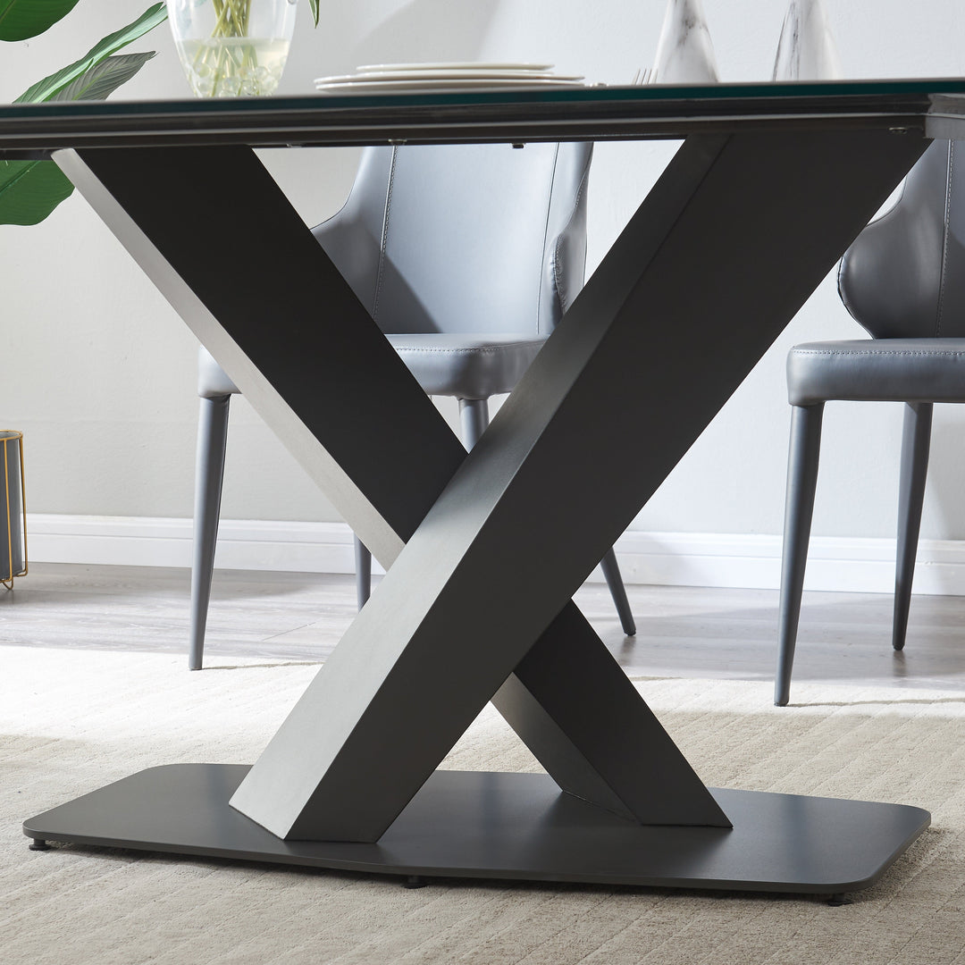 Elegance Fixed Dining Table-Dining Tables-Jennifer Furniture