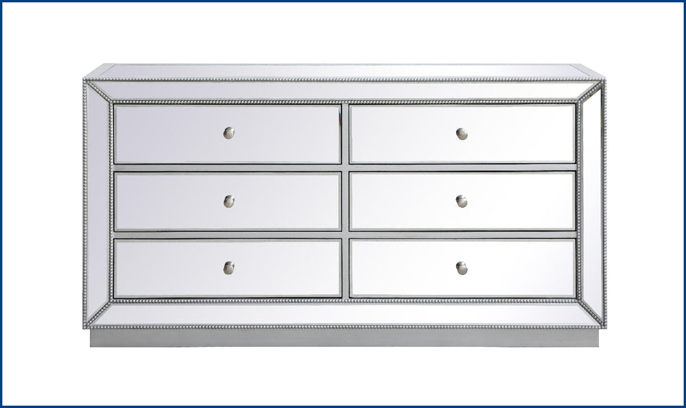 Elegant Dresser-Antique Silver-Dressers-Jennifer Furniture