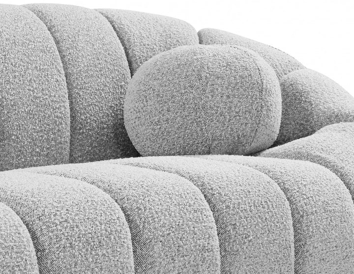 Elijah Boucle Loveseat-Loveseats-Jennifer Furniture