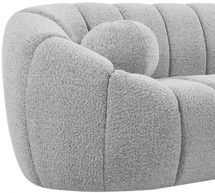 Elijah Boucle Loveseat-Loveseats-Jennifer Furniture