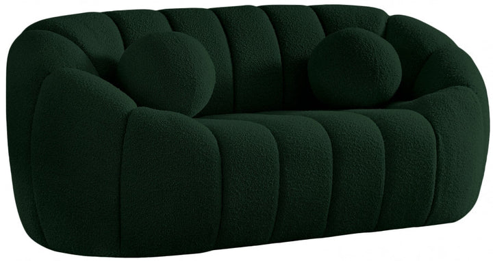 Elijah Boucle Loveseat-Loveseats-Jennifer Furniture