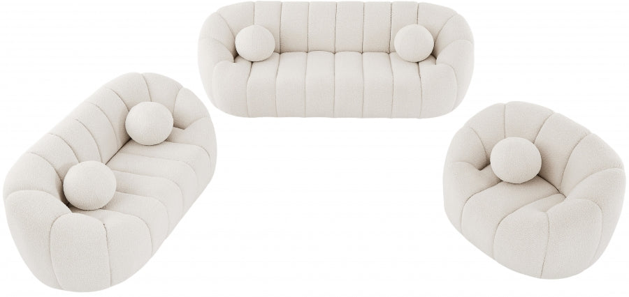 Elijah Boucle Sofa-Sofas-Jennifer Furniture