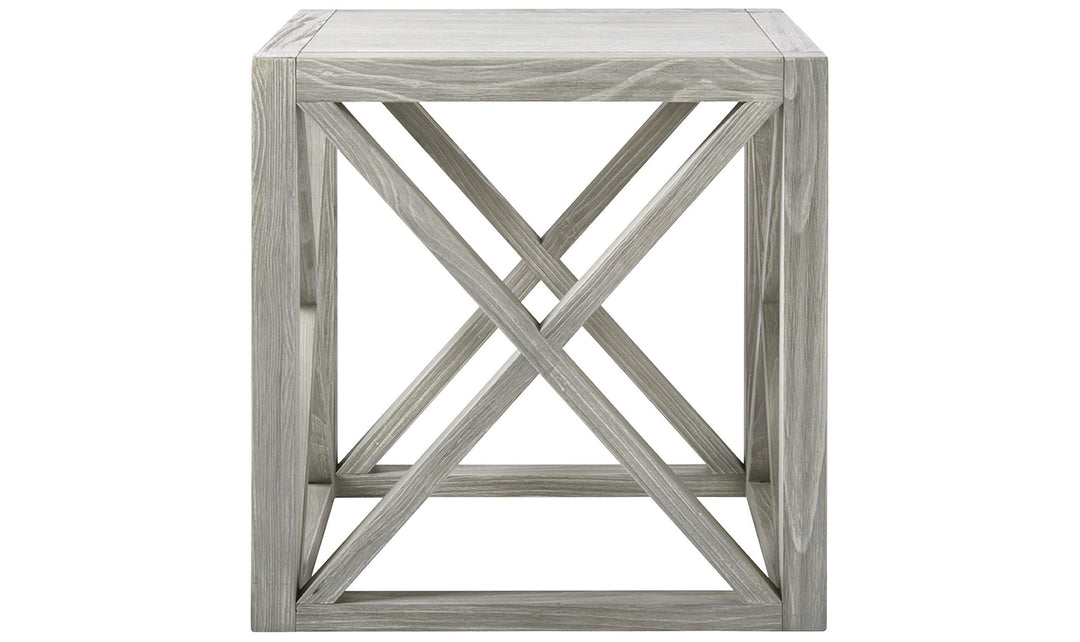 ESCAPE-COASTAL LIVING HOME BOARDWALK END TABLE-End Tables-Jennifer Furniture