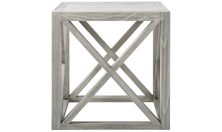 ESCAPE-COASTAL LIVING HOME BOARDWALK END TABLE-End Tables-Jennifer Furniture